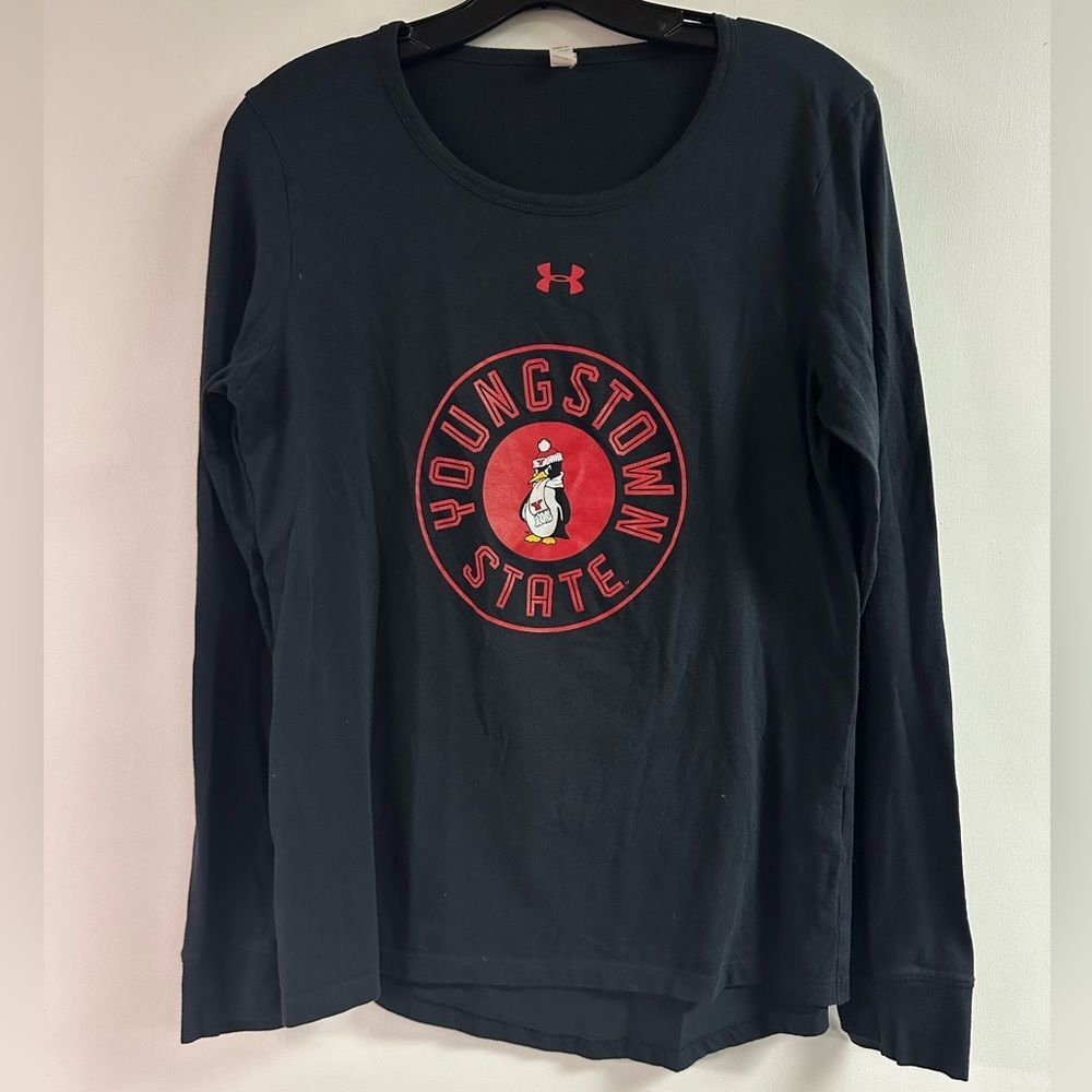Under Armour Youngstown State University Penguins Cozy Top with Thumbholes SZ M